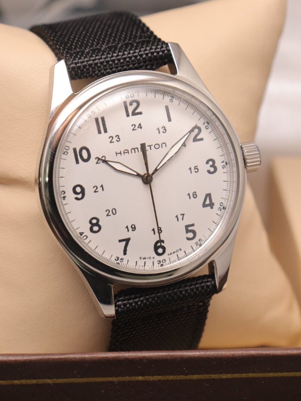 Seller Refurbished Vintage Hamilton Manual Winding Swiss Mechanism Men's Watch.